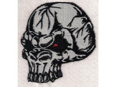 2009 Bike Week Skulls Embroidery Machine Design