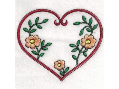 Hearts of Love 1 Embroidery Machine Design
