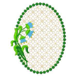 Bluebell Frame Embroidery Machine Design