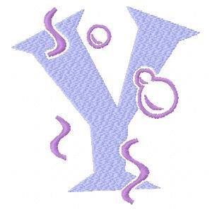 Bubbly Font Embroidery Machine Design