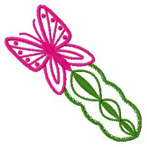 Butterfly Bookmarks Embroidery Machine Design