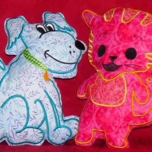 Fluffy Fido Dolls I T H Embroidery Machine Design
