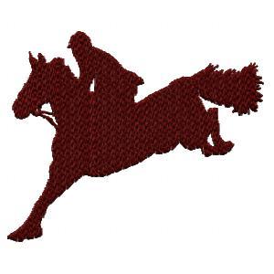 Horse Sillhouettes- English Embroidery Machine Design