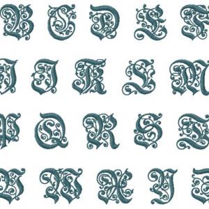 Mini Monograms Embroidery Machine Design