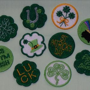 St Patricks Buttons Embroidery Machine Design