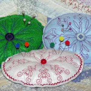 Super Sized Pincushions Embroidery Machine Design