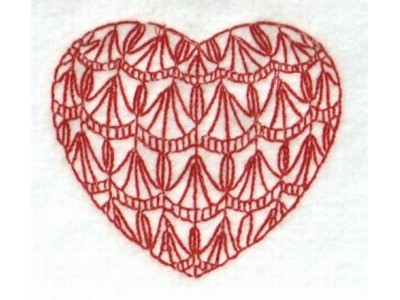 RW Valentine Hearts Embroidery Machine Design