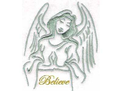 Angels Of Embroidery Machine Design