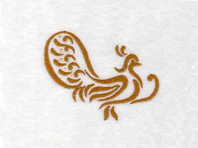 Art Deco Birds Embroidery Machine Design