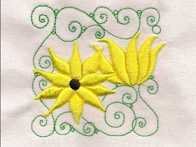 Australian Wild Flowers Embroidery Machine Design