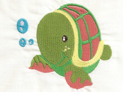 Baby Friends of the Sea Embroidery Machine Design