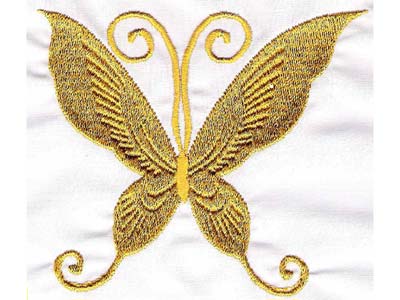 Borderless Butterflies Embroidery Machine Design