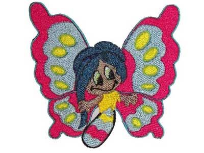 Butterfly Cuties Embroidery Machine Design