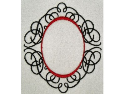 Calligraphy Frames Embroidery Machine Design