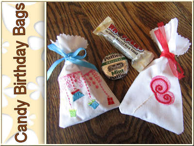 Candy Birthday Bags