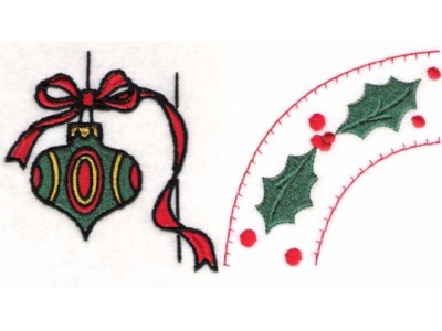 Christmas Borders Embroidery Machine Design
