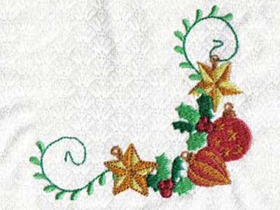 Christmas Ornaments Embroidery Machine Design