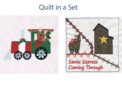 Christmas Town 3 Embroidery Machine Design