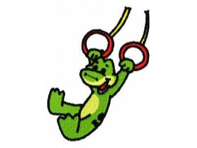 DD Circus Frogs Machine Embroidery Designs