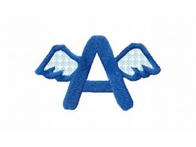 clip art angel wings. DD Angel Wings Alphabet