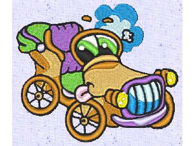 DD Vintage Cars Machine Embroidery Designs