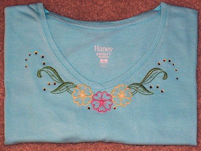 Delicate Fancy Necklines Embroidery Machine Design