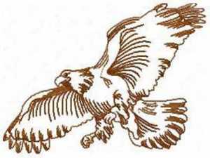 Eagle Outlines Machine Embroidery Designs
