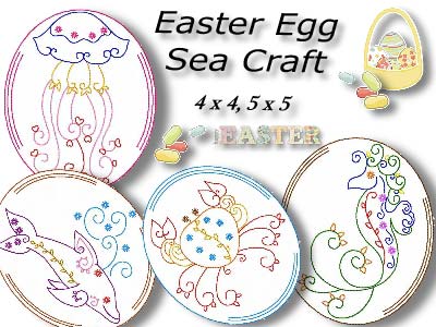 Easter Egg Sea Animals