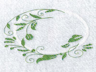 Elliptical Beauty Embroidery Machine Design