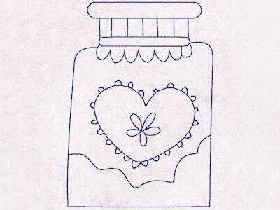 Fancy Kitchen Lineart Embroidery Machine Design
