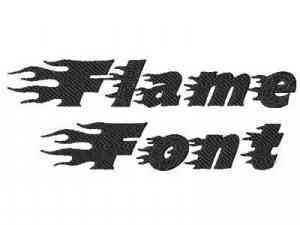 Font Flames
