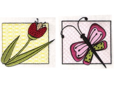Floral Garden Embroidery Machine Design