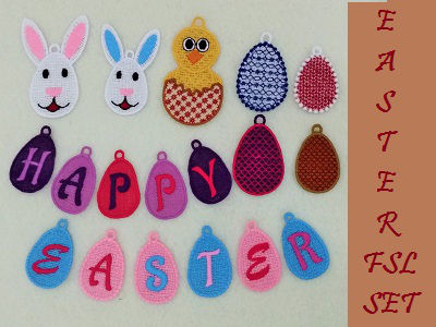 FSL Easter 2 Embroidery Machine Design