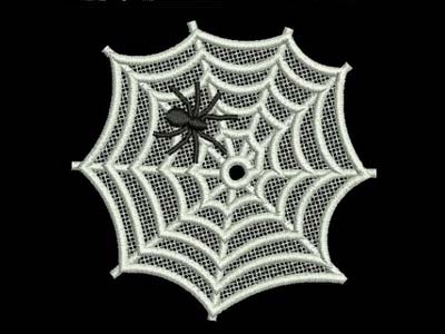 FSL Spider Webs Embroidery Machine Design