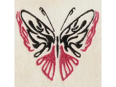 Galatic Butterflies Embroidery Machine Design