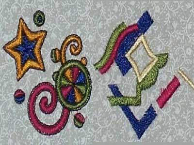 Geometric Quilt Blocks Embroidery Machine Design