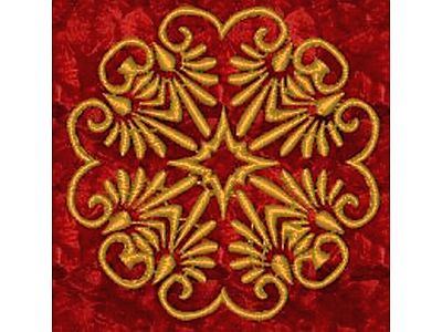 DD Golden Medallions Embroidery Machine Design