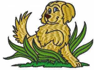 Golden Retrievers Machine Embroidery Designs