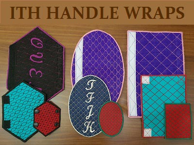 In The Hoop Quilted Handle Wraps