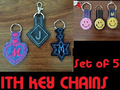 In The Hoop Keychains