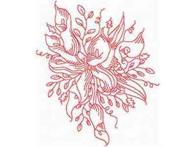 JN Floral Bouquets Embroidery Machine Design