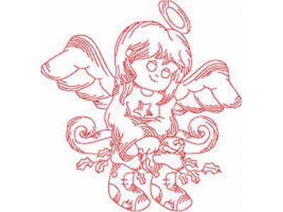 JN Little Angels Christmas Embroidery Machine Design