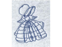 Little Crinolines Embroidery Machine Design