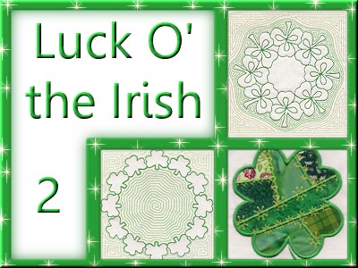 Luck O the Irish 2 Embroidery Machine Design