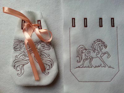 Luv For Horses Embroidery Machine Design