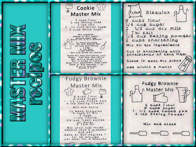 Master Mix Recipes Embroidery Machine Design