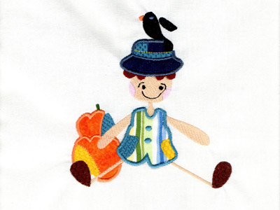 Patchy Scarecrows Embroidery Machine Design