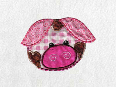 Applique Pigs and Pups