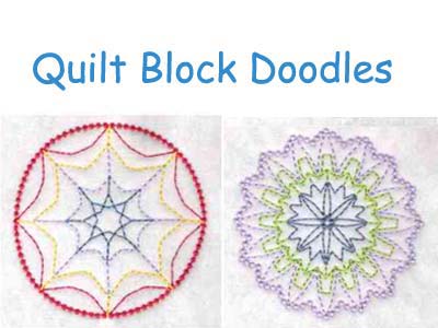Quilt Block Doodles Embroidery Machine Design