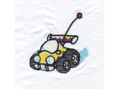 Race Cars Embroidery Machine Design